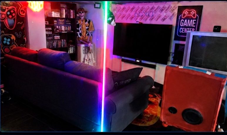 The gaming lounge